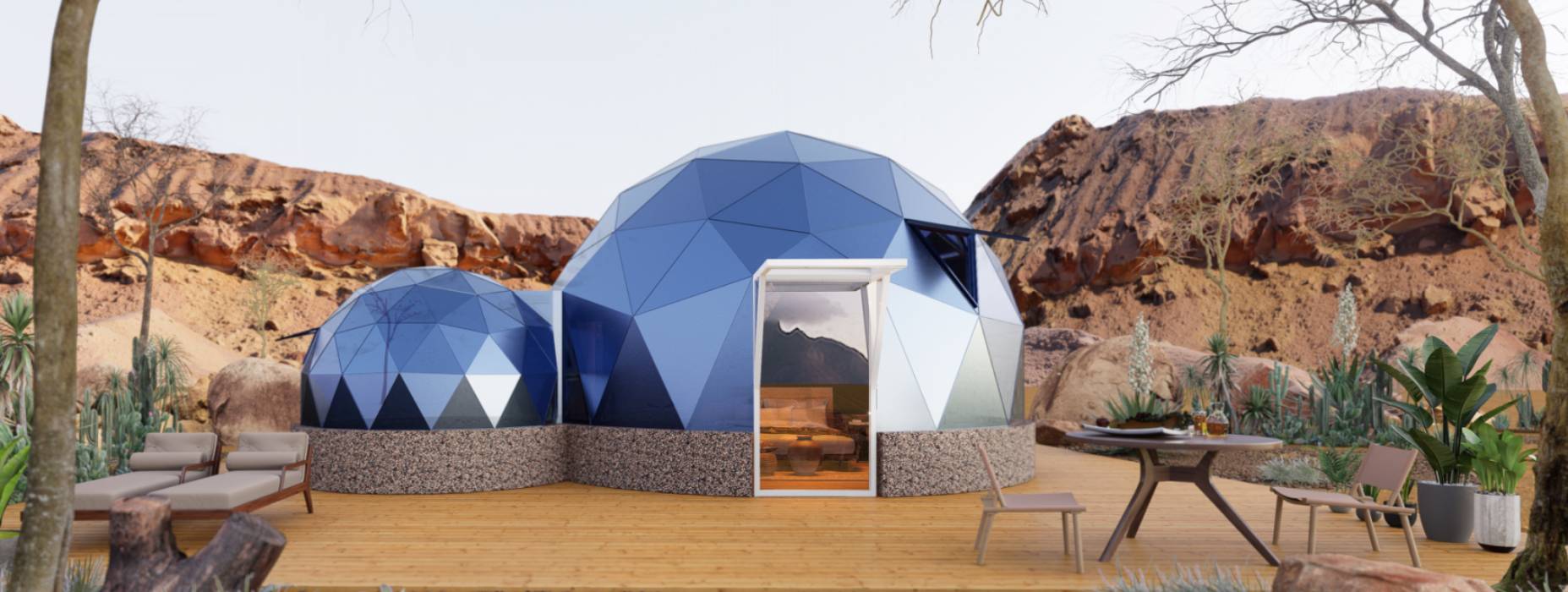 克州球形智能光伏玻璃星空房